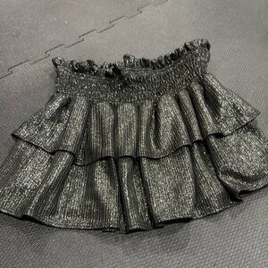 Sparkly Black and Silver Skirt